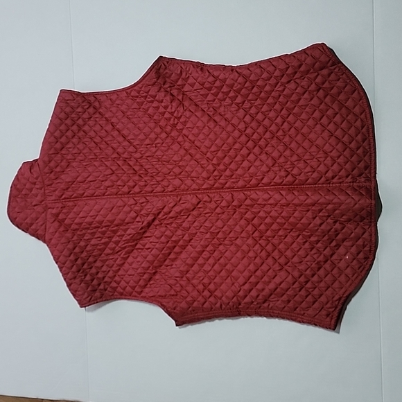 Post Card Quilted Lined Women's Vest Made in Italy Large - Picture 6 of 11